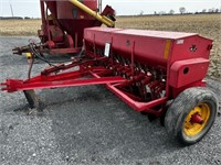 M.F. 33 17 Run Grain Drill With Grass Seed