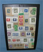 Collection of world wide postage stamps