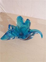 Nice Blue Art glass (ashtray)