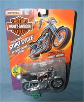 Harley Davidson mechanical motorcycle mint on card