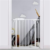 Baby Gate for Stairs Fit Opening 25-27" Auto Close