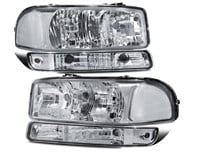 MOSTPLUS Headlight Fits with 1999-2006 GMC Sierra
