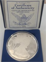 4ozt Silver .999 Walking Liberty Round