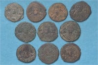 10 - Ancient Byzatine Coppers
