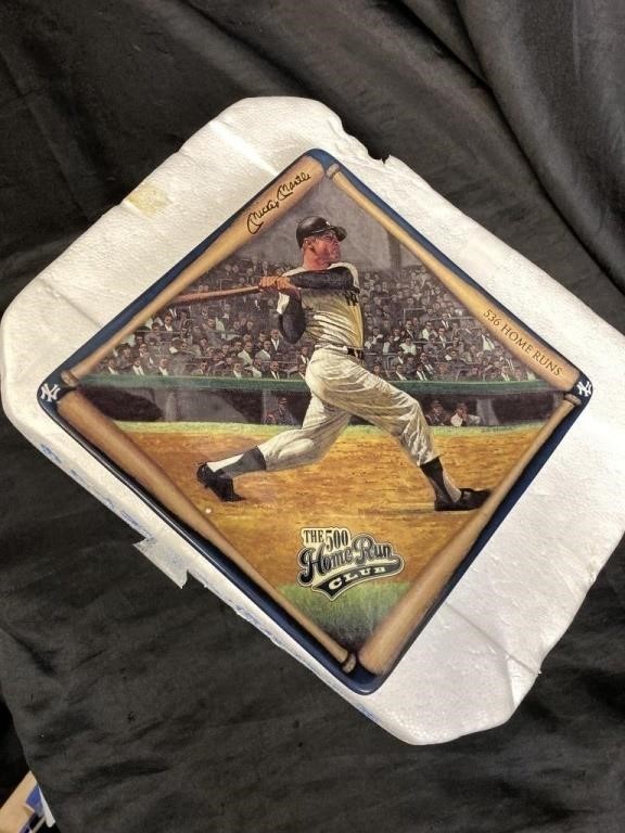 MICKEY MANTLE / COLLETOR PLATE