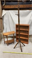 Vintage Wooden Shelves, Coat Tree