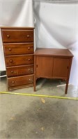 5-Drawer Lingerie Dresser, End Table with Storage