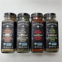 Watkins Organic Spices - Variety x 4 jars