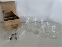 Home Interior Votives and Etched Glass Stemware