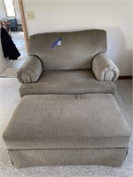 Chair and a Half with Ottoman