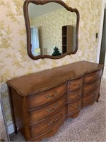 French Provential dresser & mirror