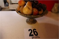 Marble Compote with Marble Fruit(R1)
