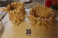(2) Hand Made Baskets(R1)