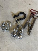 Hitchpins, clevis, hitch balls