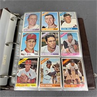 Binder of 1966 Topps Baseball Cards