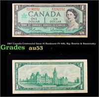 1967 Canada Centennial Issue $1 Banknote P# 84b, S