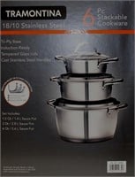 W4063  Tramontina Stainless Steel Cookware Set