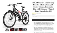 WFF2033  MICLON Macmission 27.5" Adults Ebike