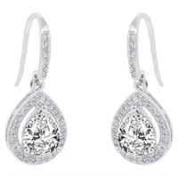 R9276  Cate & Chloe Isabel White Gold Crystal Earr