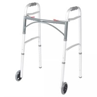 B3537  Medical Deluxe Two Button Folding Walker