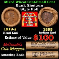 Small Cent Mixed Roll Orig Brandt McDonalds Wrappe