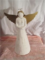 LOT 54 PIER ONE WOOD ANGEL 10 INCHES HIGH