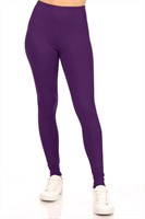 R9356  Moa Collection Elastic Waist Solid Leggings