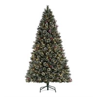 W4016  Holiday Time 7.5 ft Glittering Frost Pine