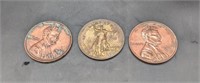 3 Pc. Large Novelty Coins