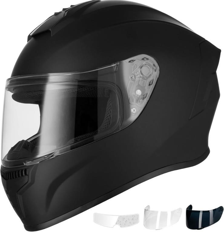 B6442 Full Face Helmet DOT Approved, Medium