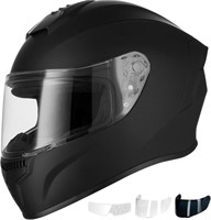 B6442 Full Face Helmet DOT Approved, Medium
