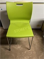 Lime Green Stacking Patio Chair