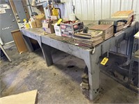 Large Metal Work Bench