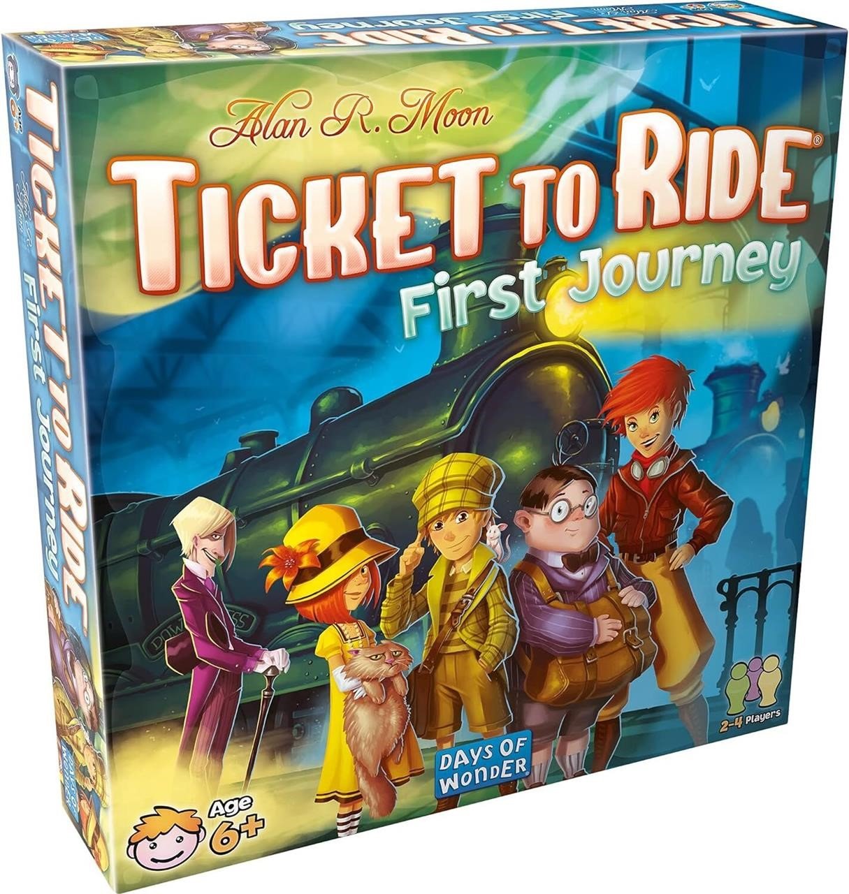 Ticket to Ride Game  Ages 6+  2-4 Players