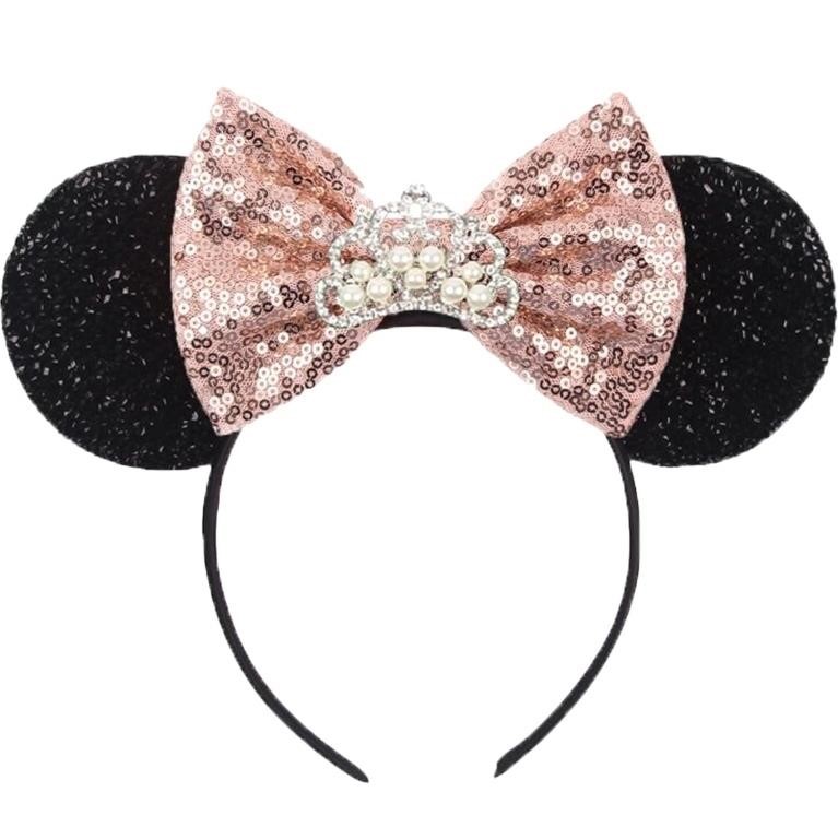SM2088  Princess Mouse Ears, Champagne Headband