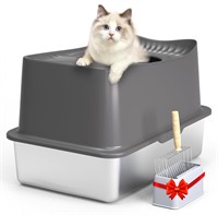 Stainless Steel Cat Litter Box  XL