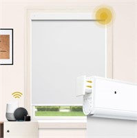 SM2093   Blinds with Solar Panel, White-34 x72