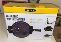 NIB Bella Rotating Waffle Maker