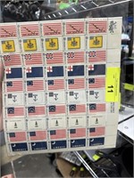 FULL SHEET OF AMERICAN FLAG STAMPS