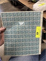 FULL SHEET OF PALACE OF THE GOVERNORS STAMPS