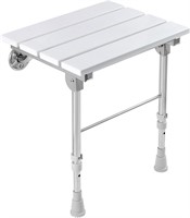 Wall Mounted Folding Shower Seat with Legs