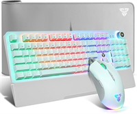 FANTECH P31SE RGB Keyboard and Mouse  White