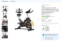 E8085   Magnetic Exercise Bike  Heavy-Duty Flywhee