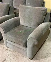 La Z Boy brand sage green padded armchair  556