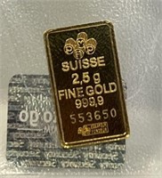 G - 2.5G SUISSE FINE GOLD (G19)