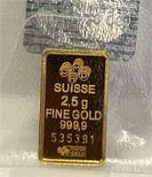G - 2.5G SUISSE FINE GOLD (G12)