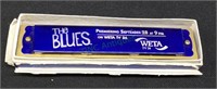 The Blues advertising for WETATB 26 harmonica