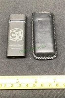 Russian made butane lighter with case    1454