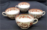 Spode tea cups w/Indian tree design - lot of four