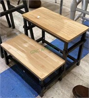 Adjustable height metal step stool    1105